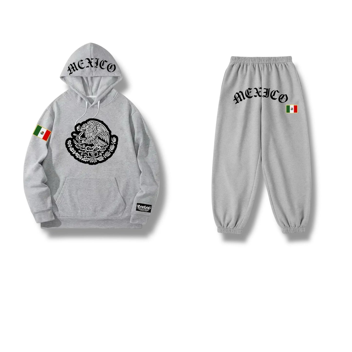 LOWLOW STREETWEAR MEXICO Sweatsuit Set (Hoodie + Sweatpants)