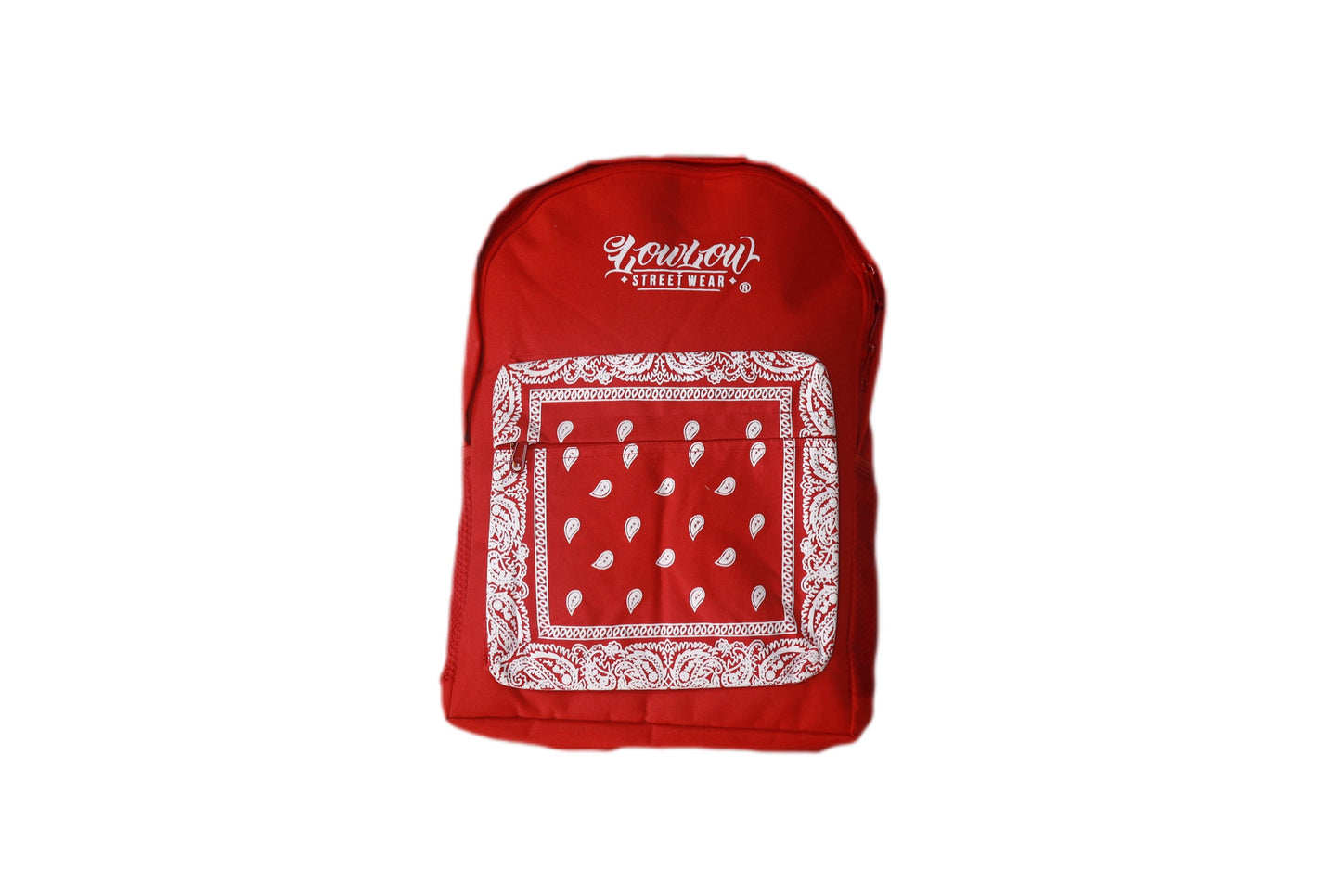 LOWLOW STREETWEAR RED BANDANA BACKPACK