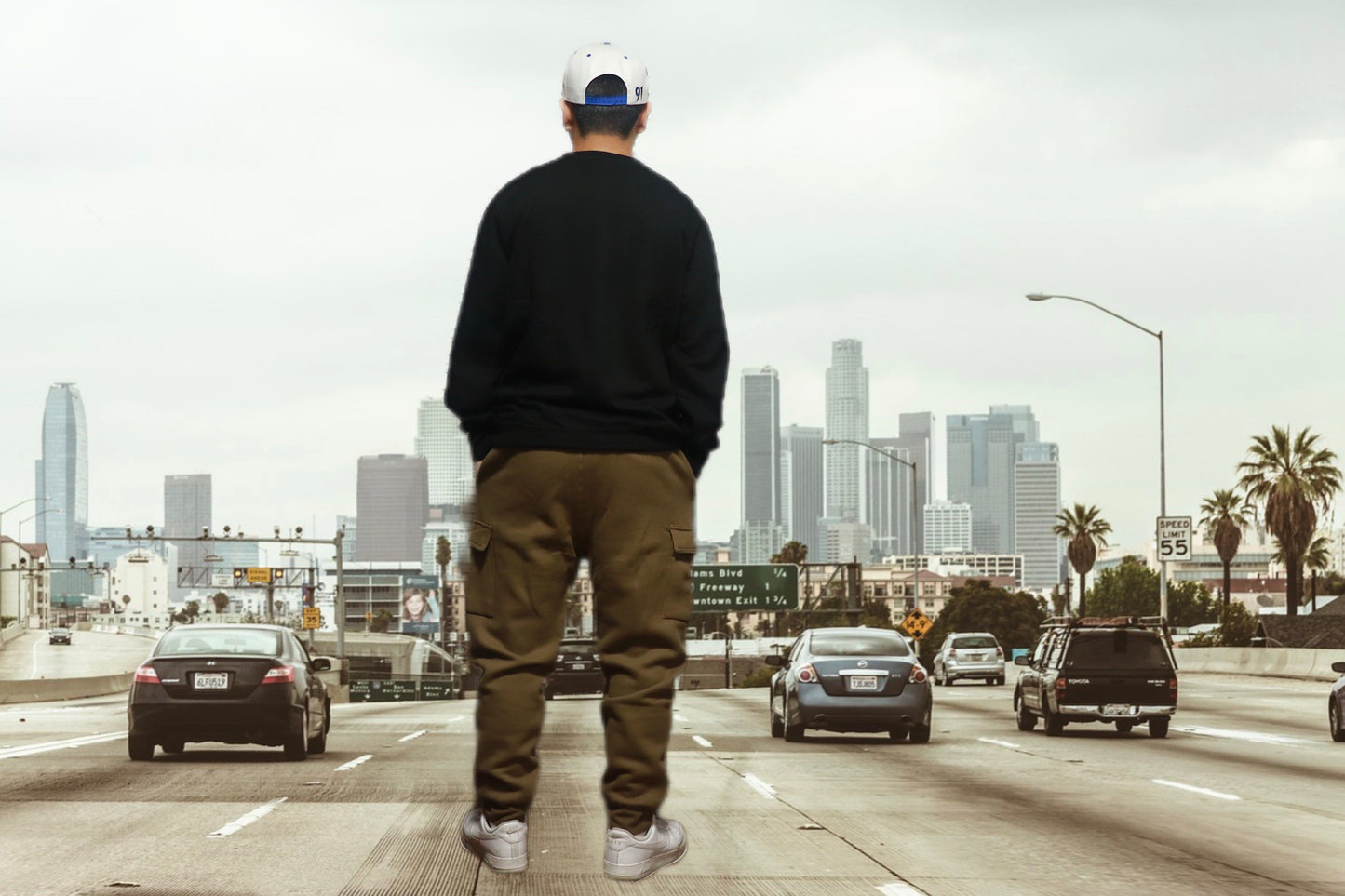 MAISON ARTICLE CARGO SWEAT PANTS