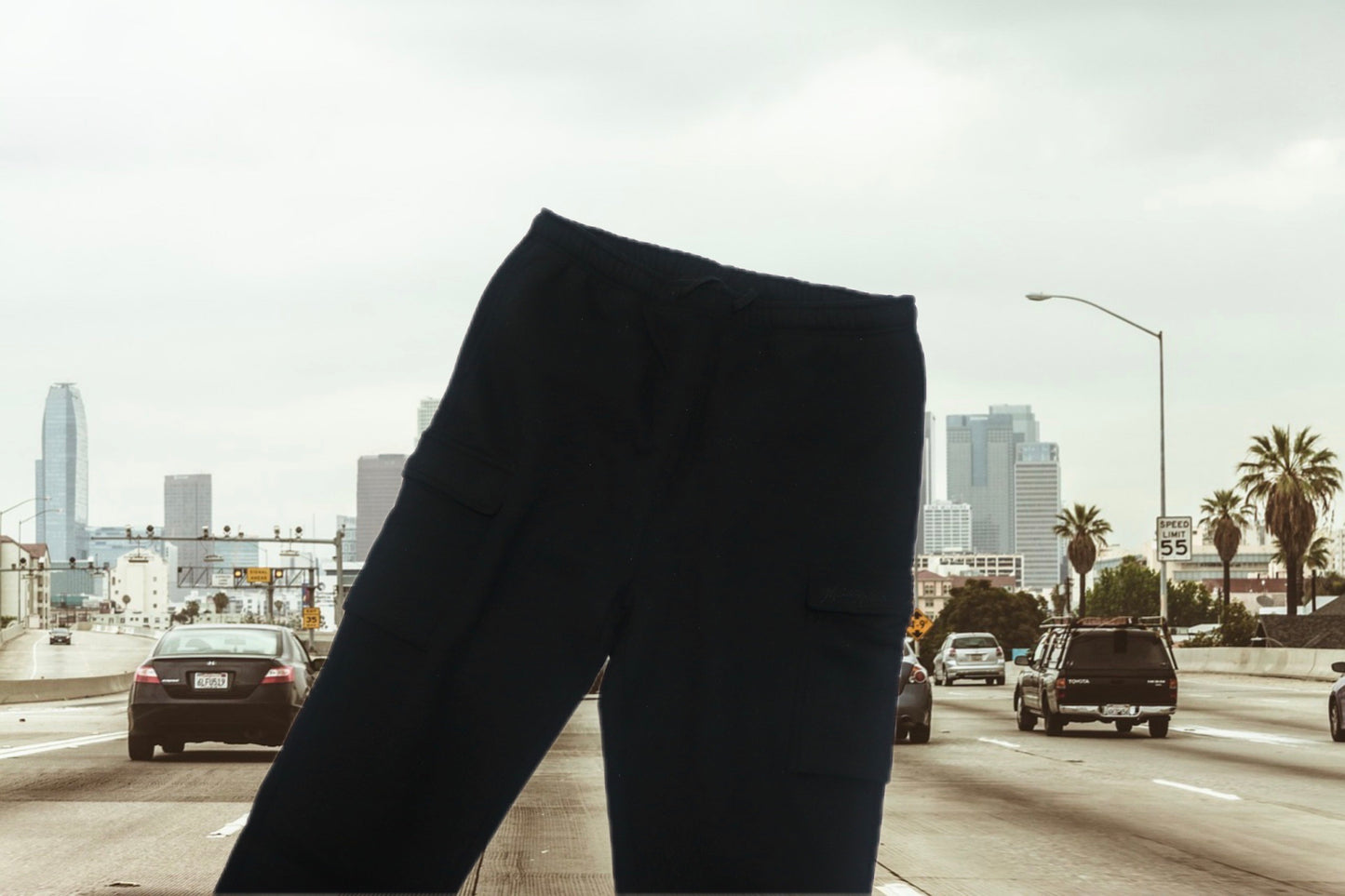 MAISON ARTICLE CARGO SWEAT PANTS