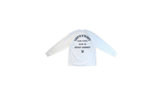 VOOWN Embroidery Vross Heavy Long Sleeve Tee WH