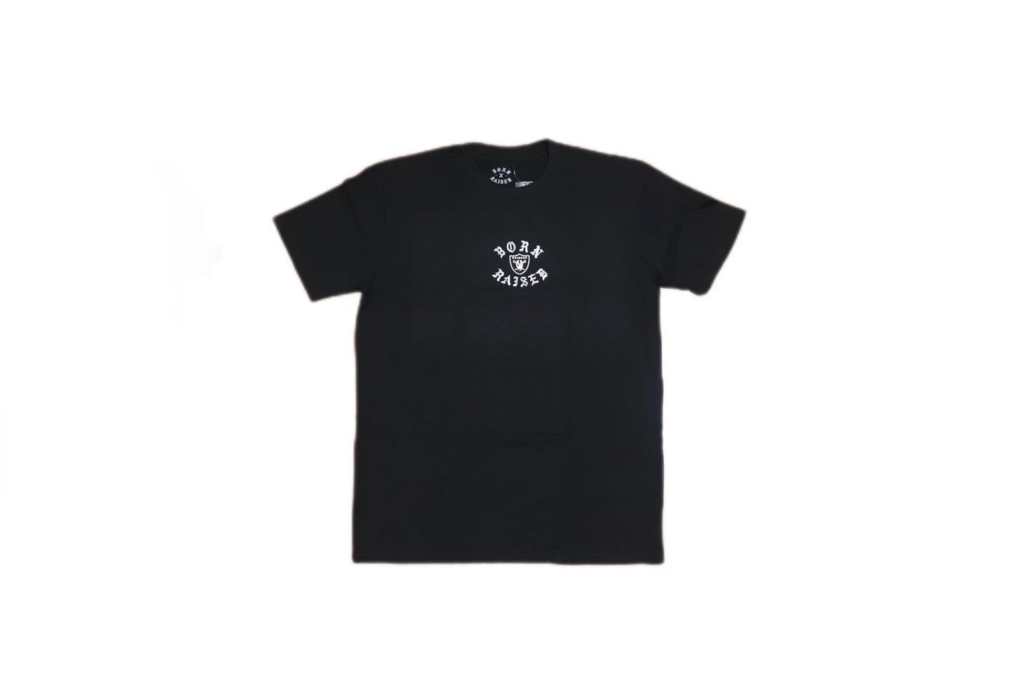 BORN X RAISED + RAIDERS SIGN PAINTER ROCKER TEE