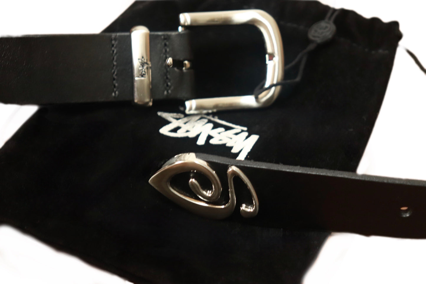 STUSSY METAL S TIP BELT L/XL