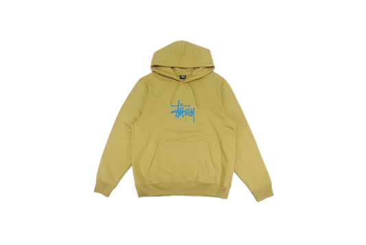 STUSSY STOCK LOGO APPLIQUE HOODIE