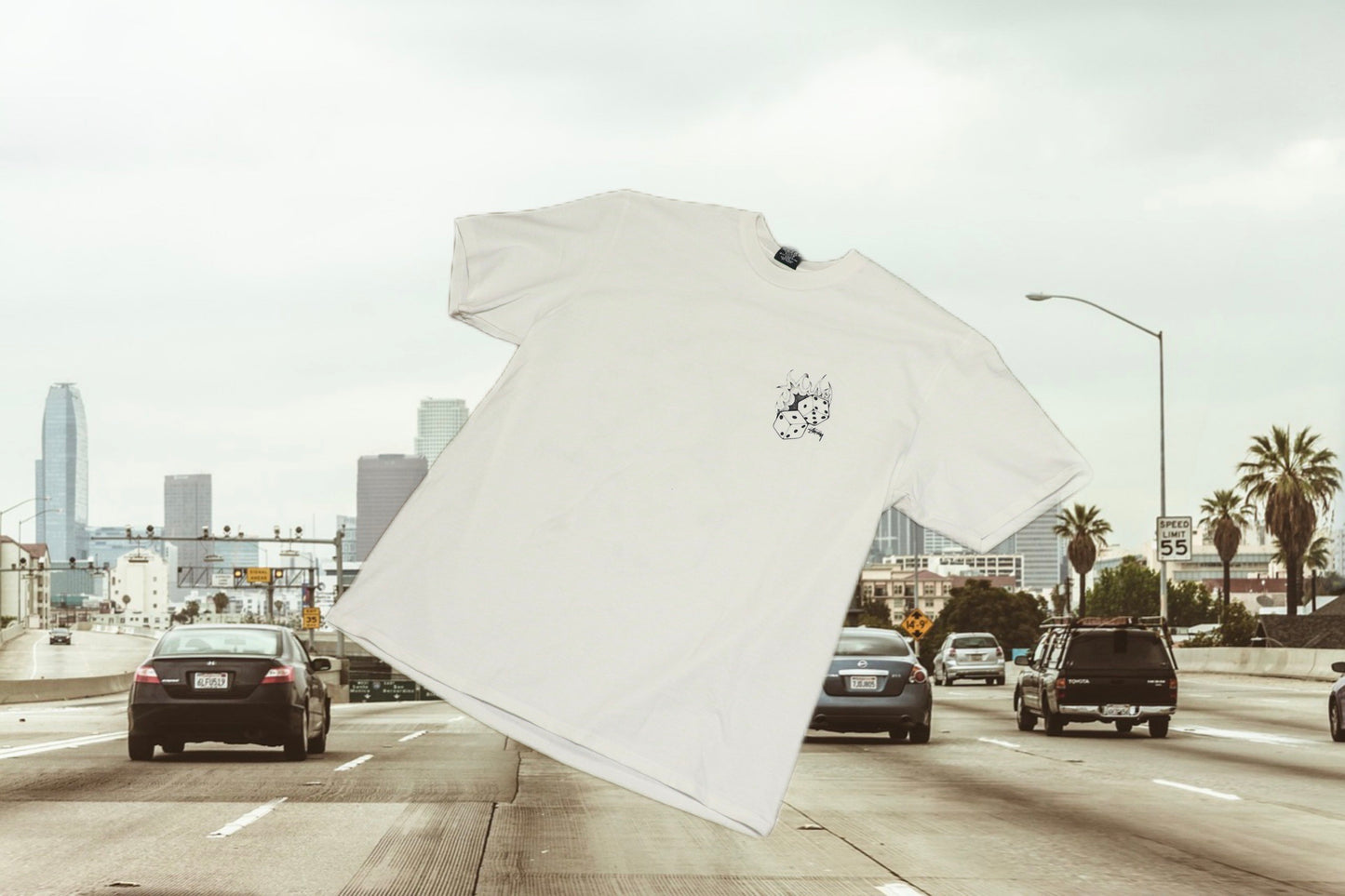 STUSSY Fire Dice T-shirt