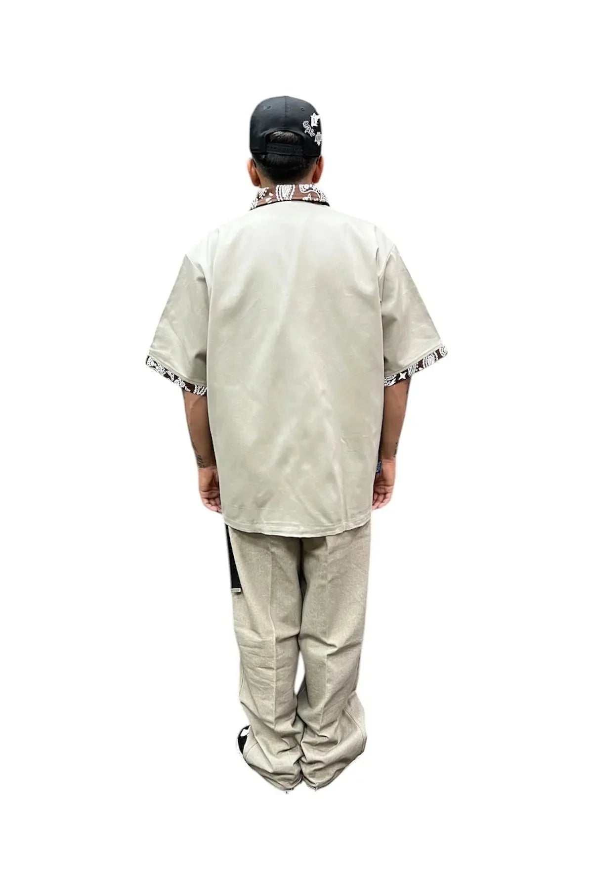 LOWLOW STREETWEAR LOWRIDING KHAKI BROWN BANDANA