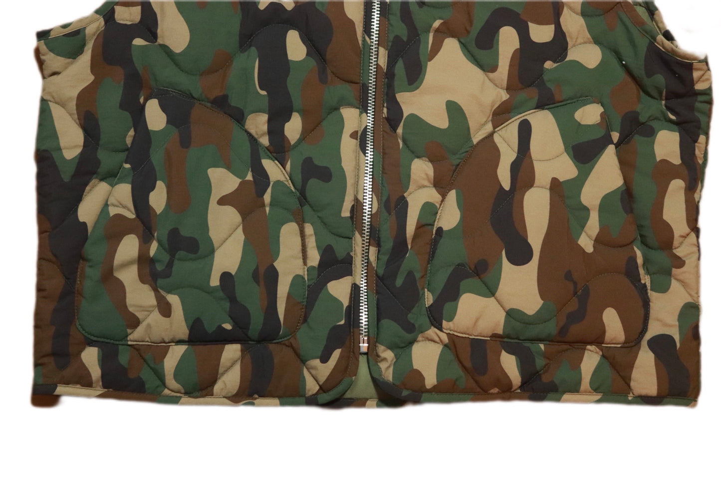 MAISON ARTICLE QUILTED CAMO VEST