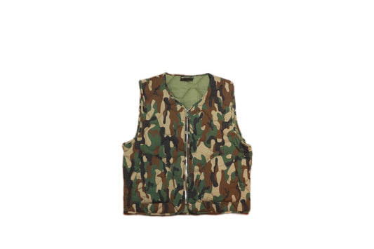 MAISON ARTICLE QUILTED CAMO VEST
