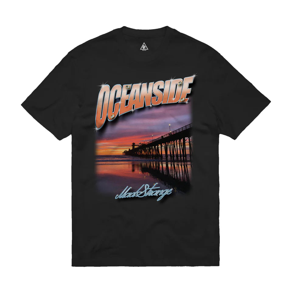 MadStrange Oceanside Concert Vintage T-Shirt (BLACK)