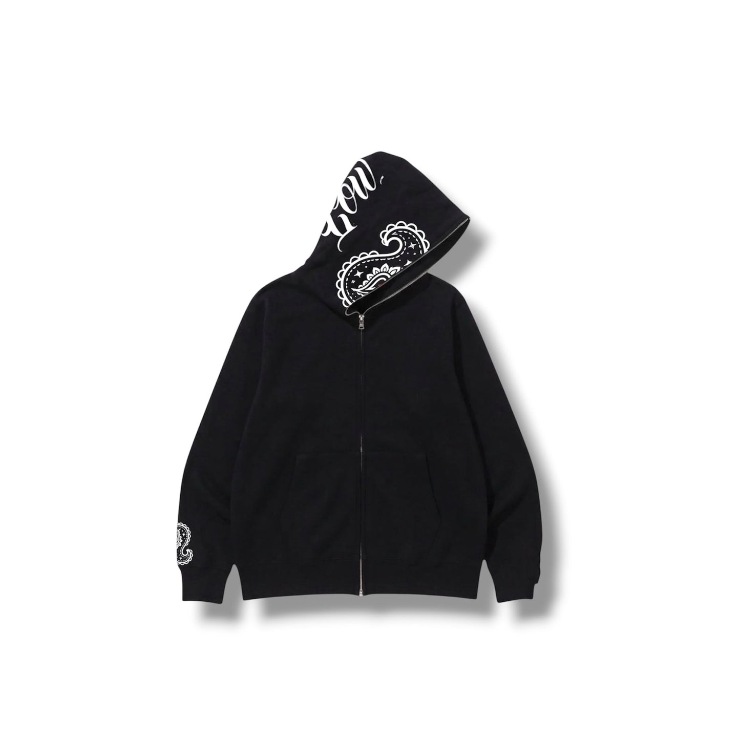 【限定生産】LOWLOW STREETWEAR BLACK BRAND ICON FULL ZIPPER