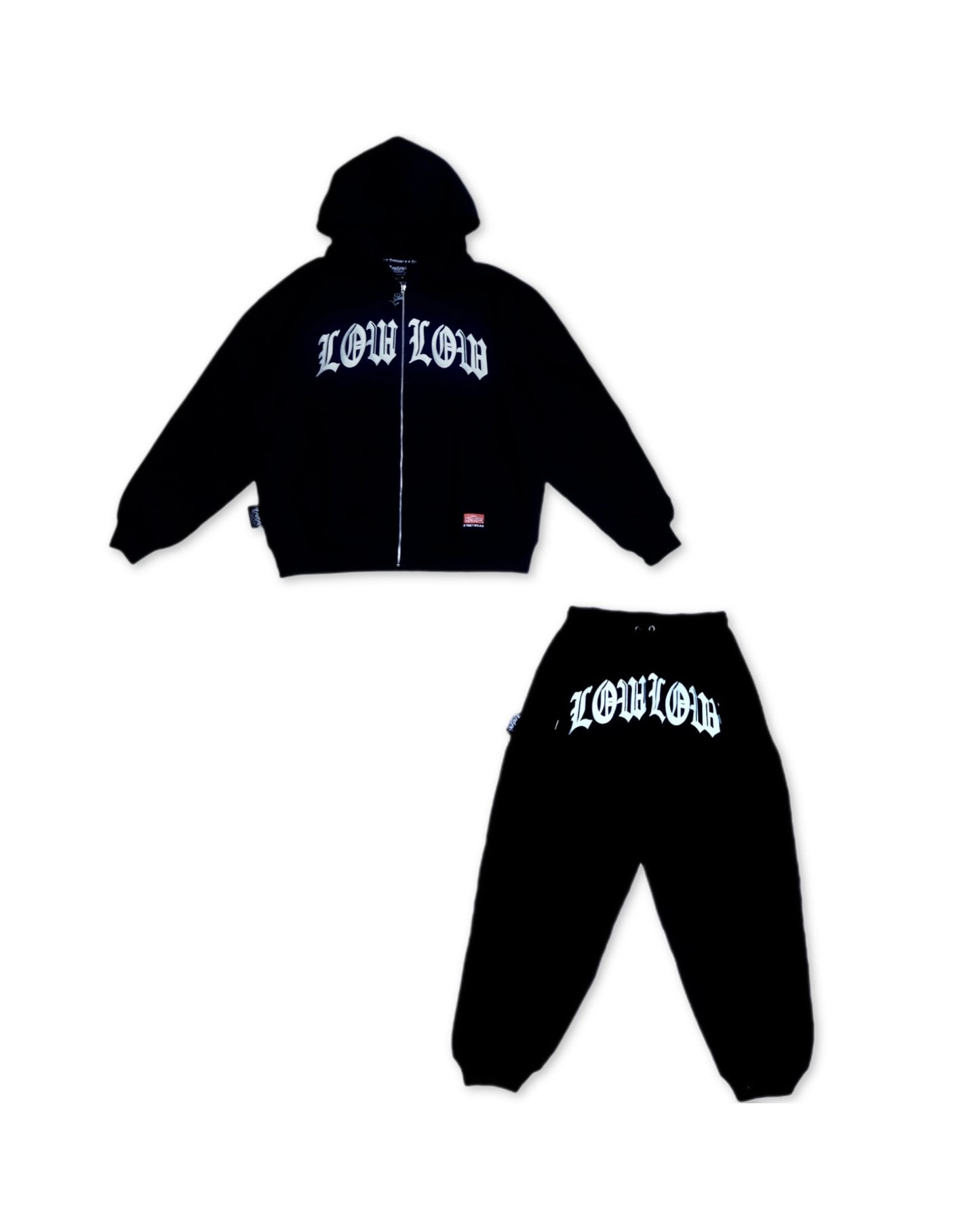 【限定アイテム】LOWLOW STREETWEAR LOWLOW LOGO Sweatsuit Set (Hoodie + Sweatpants)