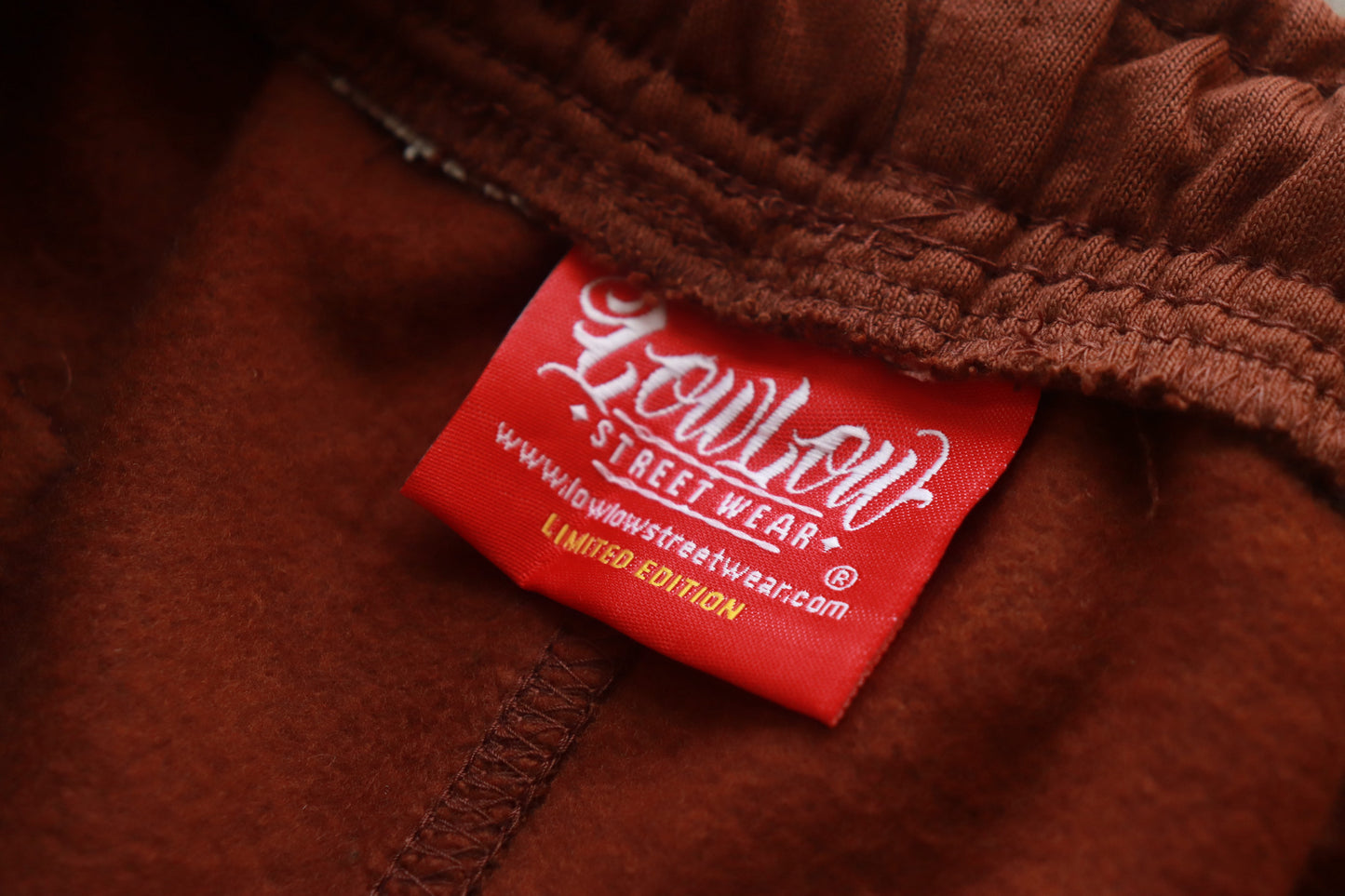 【限定生産】LOWLOW STREETWEAR   MAYAN BROWN SWEATPANTS