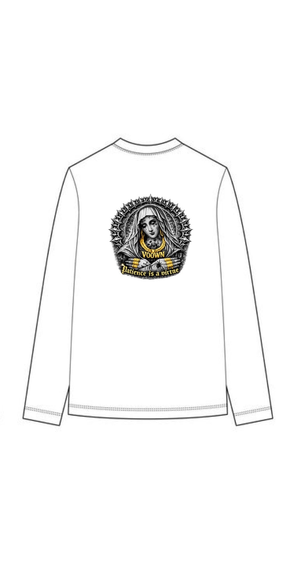 VOOWN Patience LongSleeve Tee WH