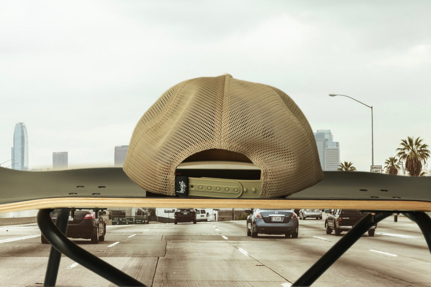 STUSSY corduroy mesh cap