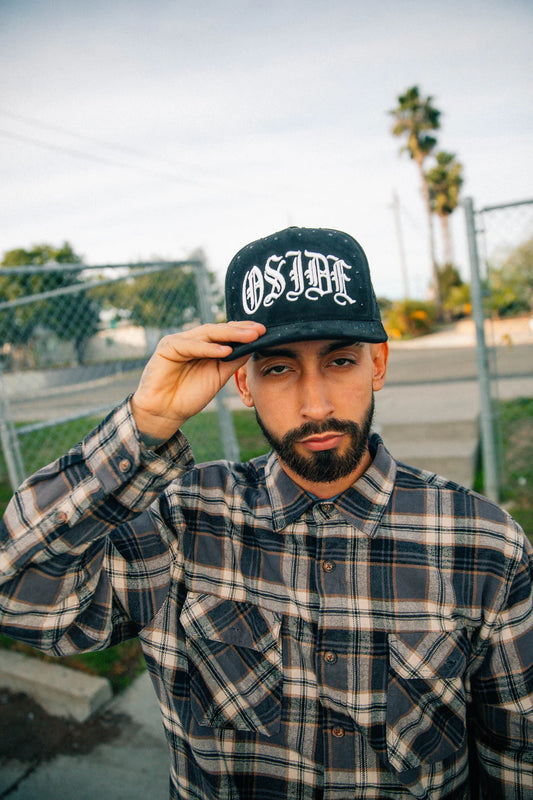 MadStrange OE OSIDE Bling-Bling Snapback (Black)
