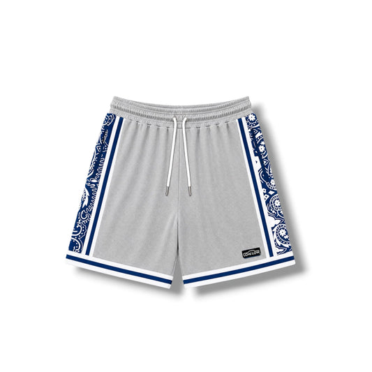 LOWLOW STREETWEAR LOWLOW Paisley Court Shorts – Navy