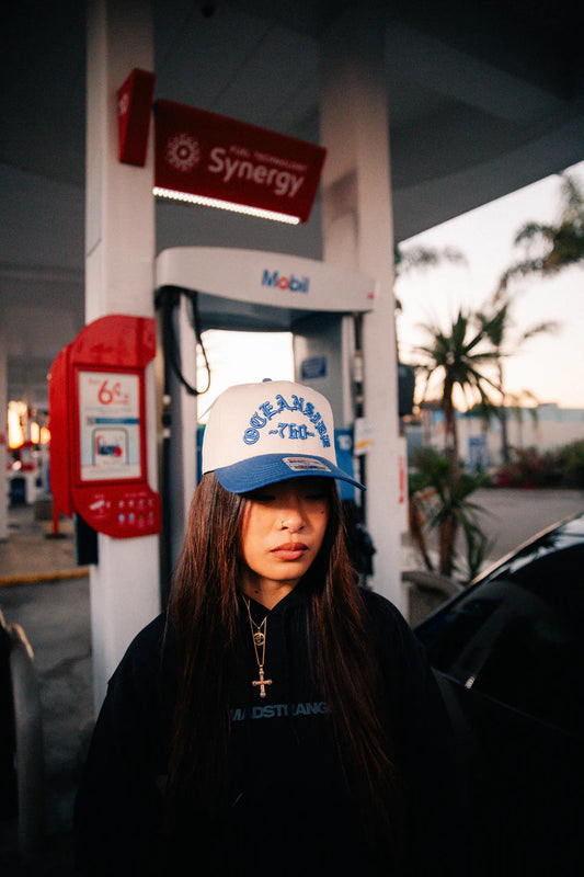 MadStrange OE 760 Snapback Tan & Blue