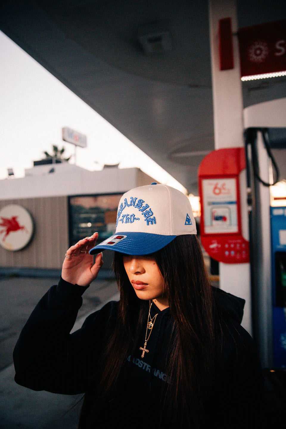 MadStrange OE 760 Snapback Tan & Blue