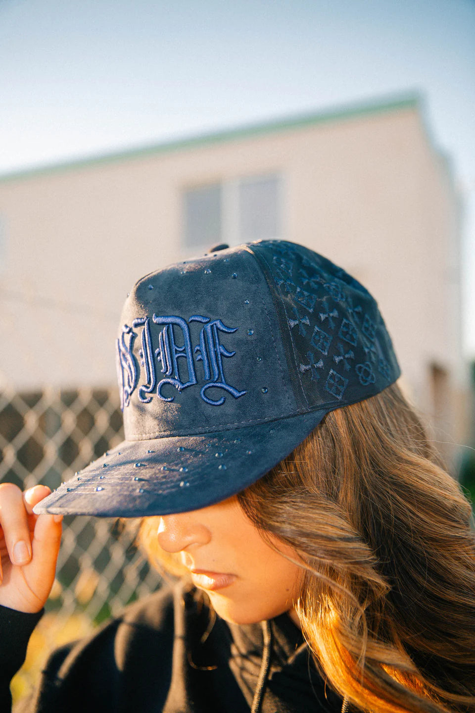 MadStrange OE Oside Bling Bling Snapback Navy