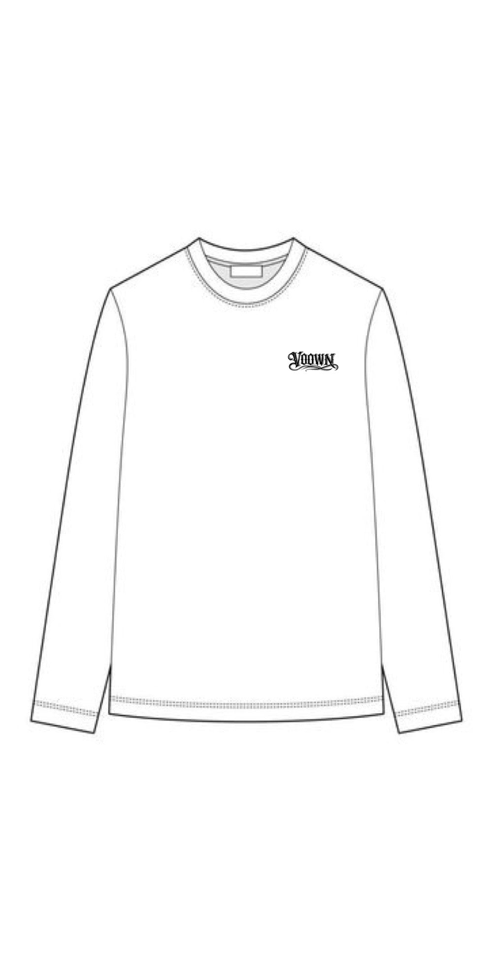 VOOWN Patience LongSleeve Tee WH
