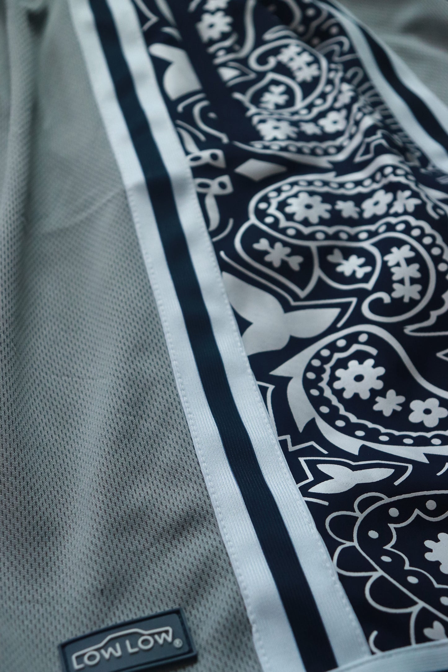 LOWLOW STREETWEAR LOWLOW Paisley Court Shorts – Navy