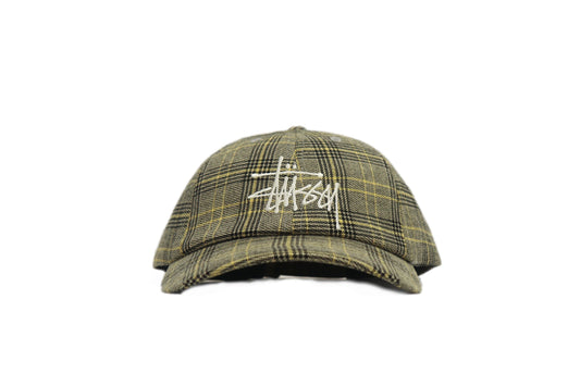 STUSSY plaid cap
