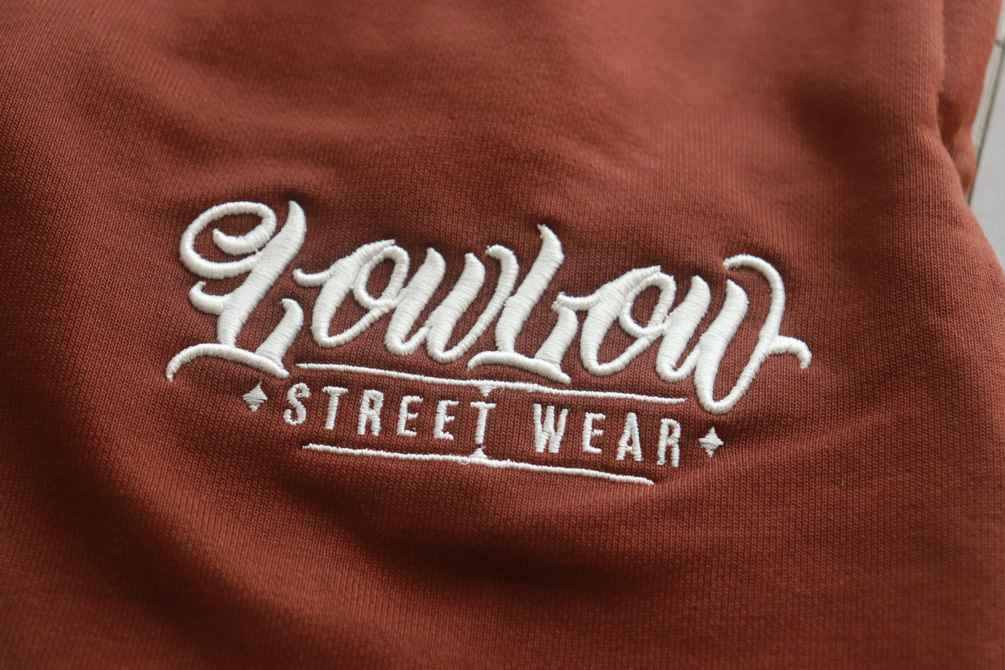 【限定生産】LOWLOW STREETWEAR   MAYAN BROWN SWEATPANTS