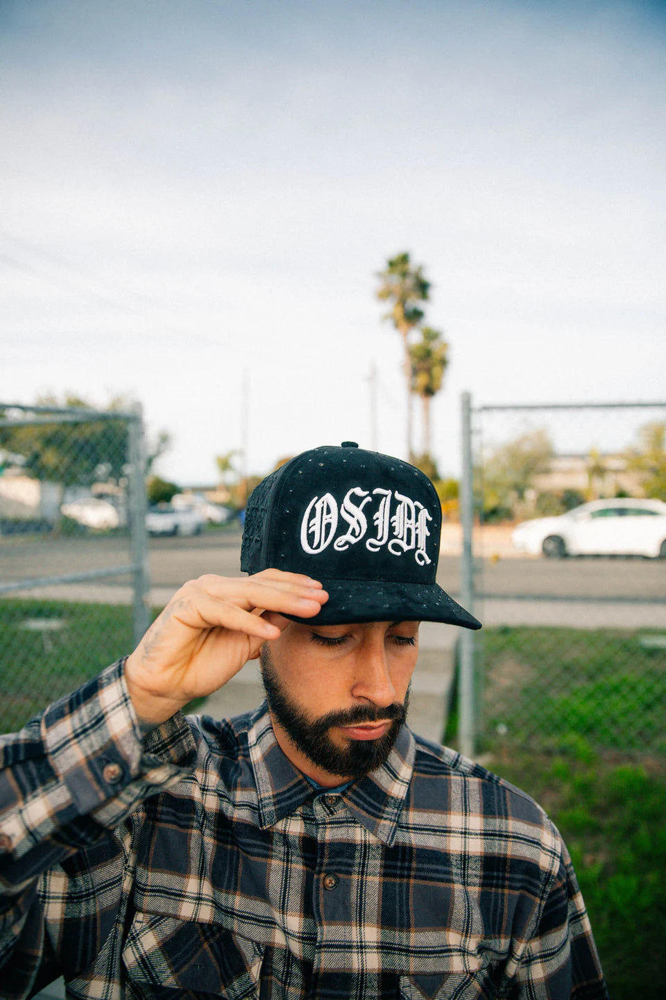 MadStrange OE OSIDE Bling-Bling Snapback (Black)