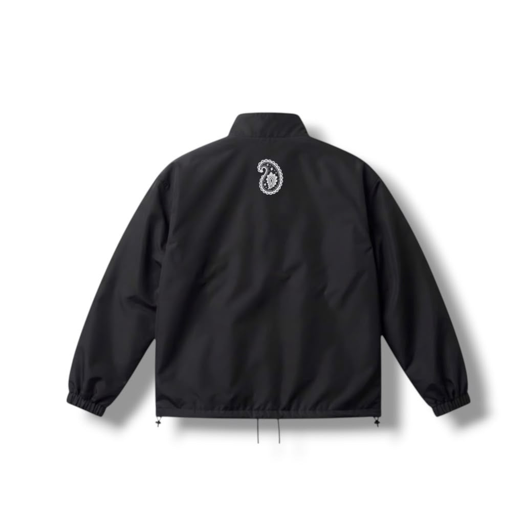 LOWLOW STREETWEAR Old English Track Jacket Blackout