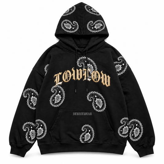 LOWLOW STREETWEAR Rag Hoodie Blackout/Gold