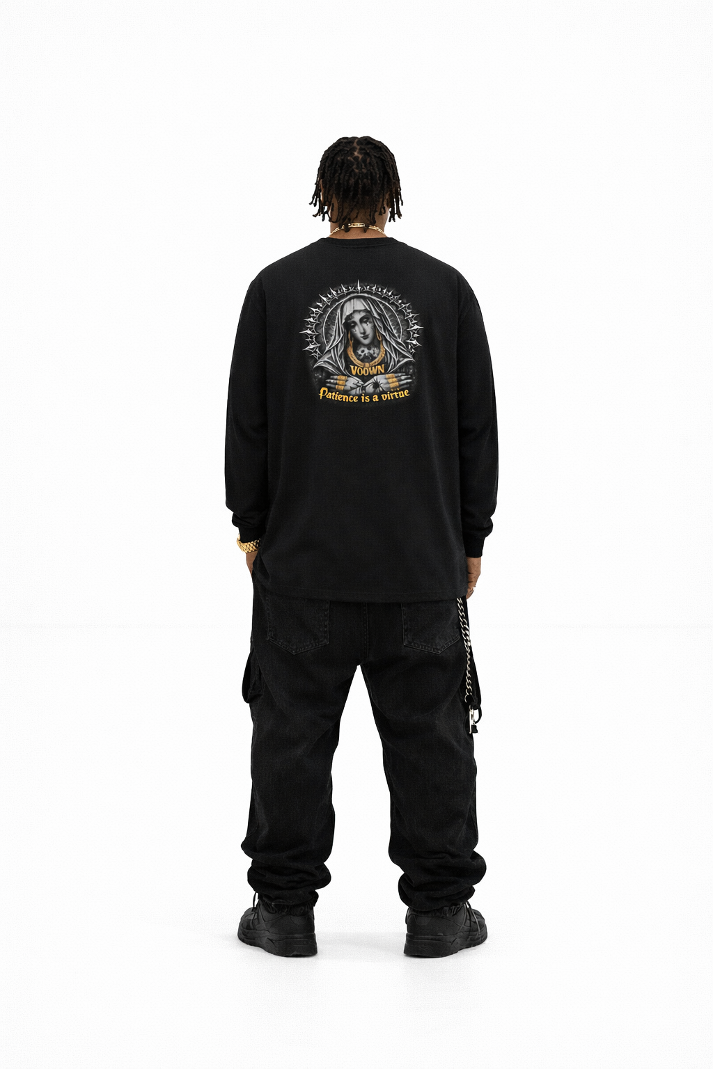 VOOWN Patience LongSleeve Tee BK