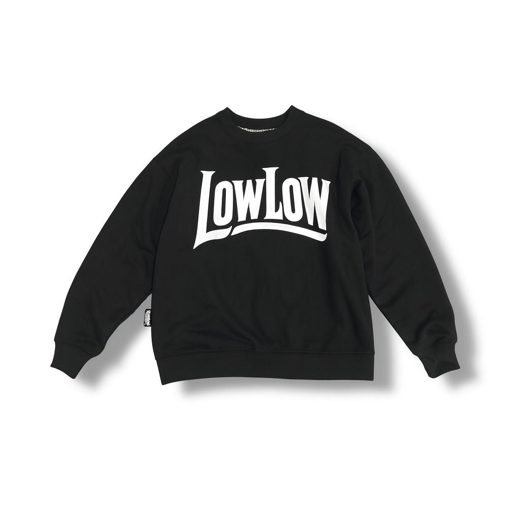 【限定生産】LOWLOW STREETWEAR LOWLOW Heavyweight Streetwear Crewneck – Black