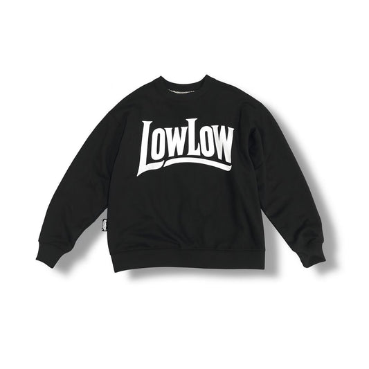 【限定生産】LOWLOW STREETWEAR LOWLOW Heavyweight Streetwear Crewneck – Black