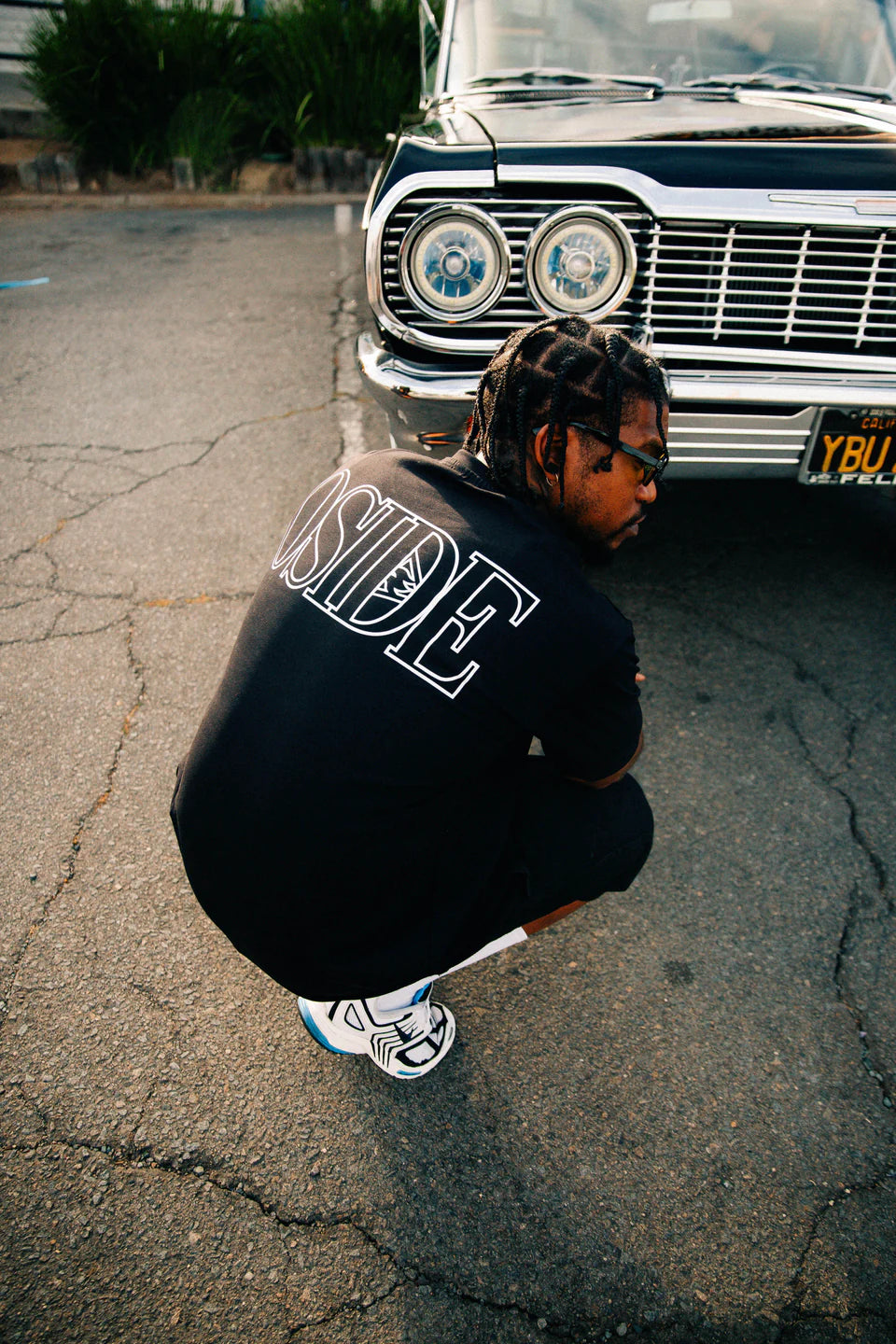 MadStrange Logo OSIDE shirt (BLACK)